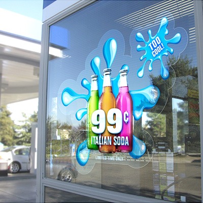 Clear Window Decals - best price